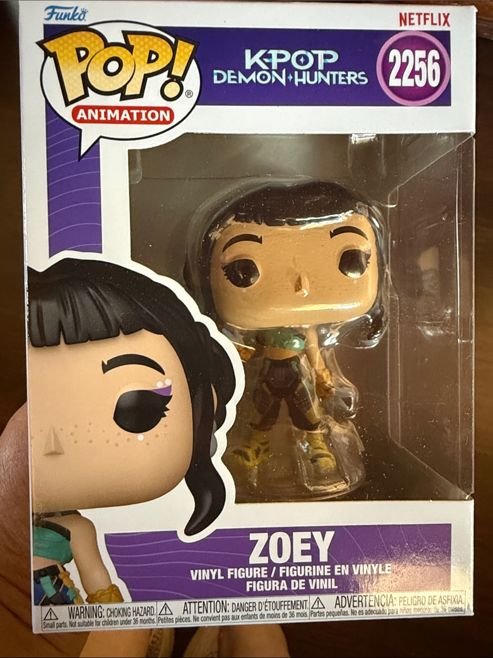 Funko Pop! Animation Zoey K-POP Demon Hunters - Green & Gold